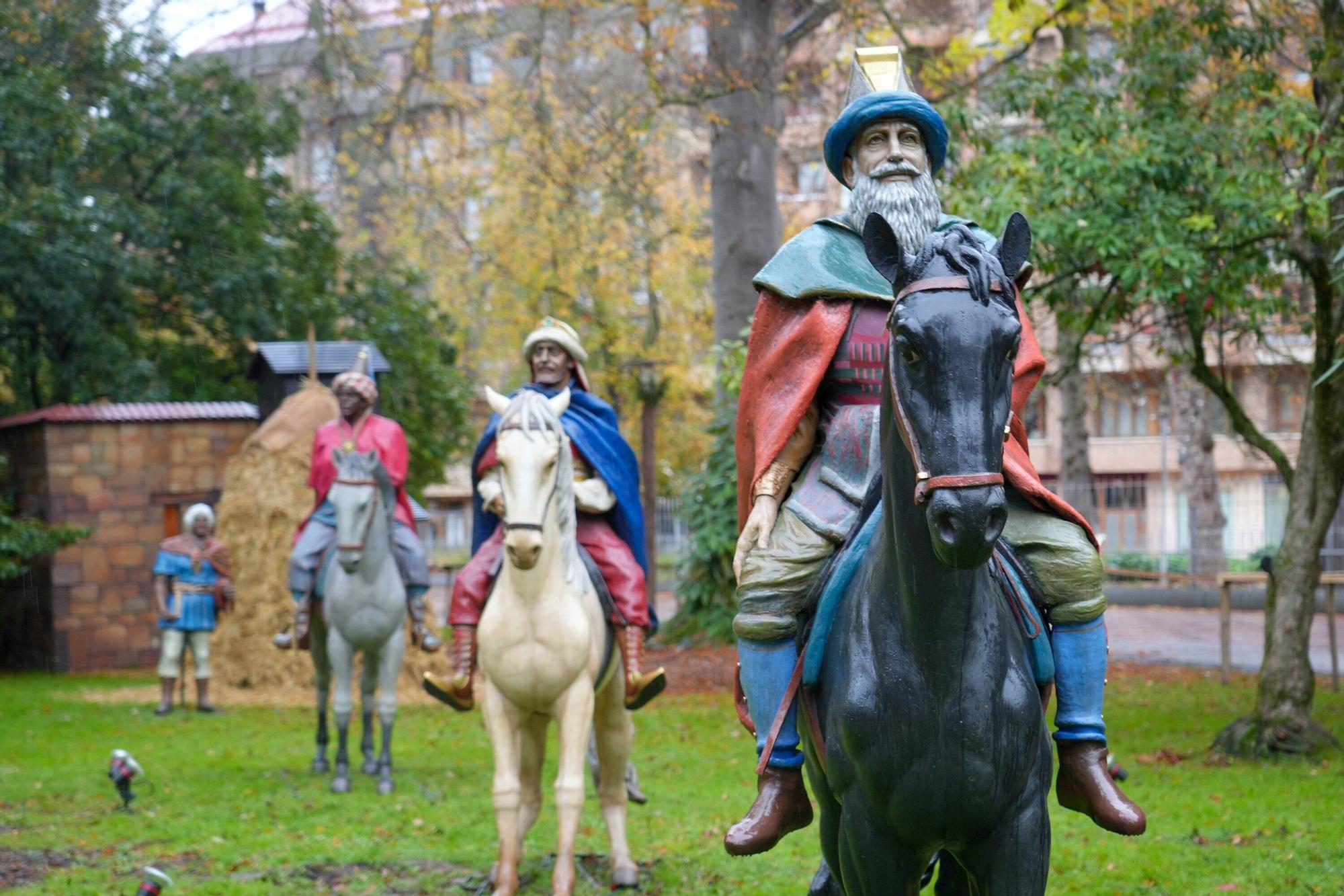 Los Reyes Magos ya han llegado al Belén de la Florida