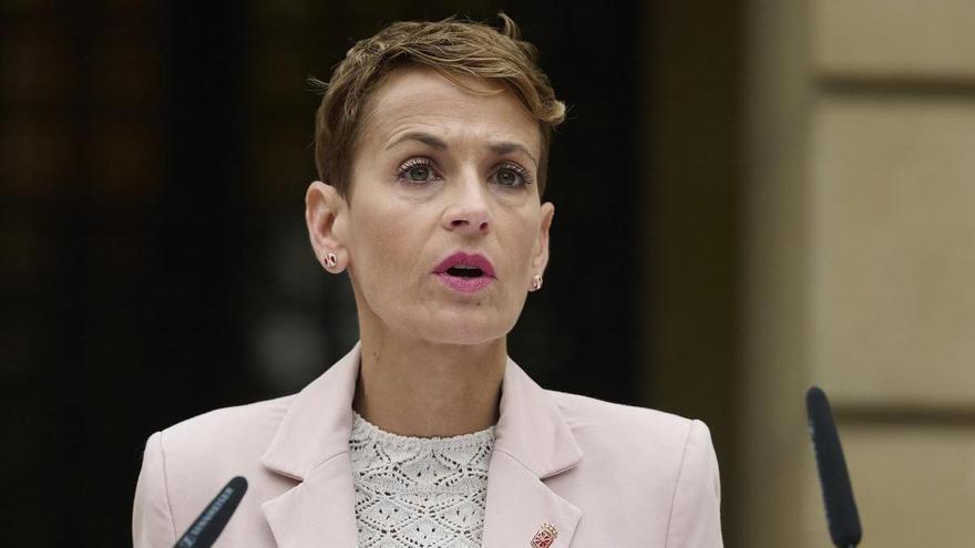 El Supremo archiva la querella de Vox contra Chivite por las adjudicaciones a Servinabar