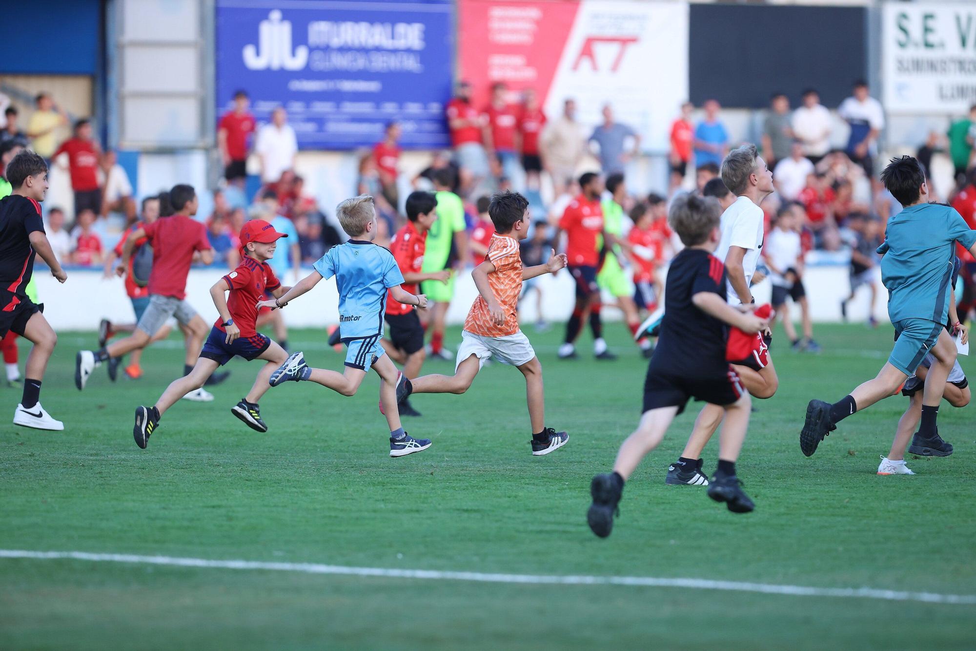 Osasuna logra en Tafalla su primer triunfo de pretemporada
