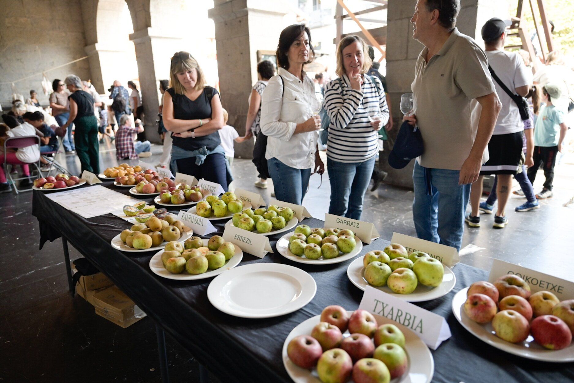 Feria de la cosecha de la manzana en Astigarraga.