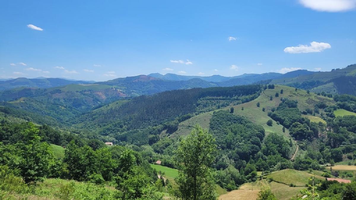 El alto del monte Agiña, en Lesaka.