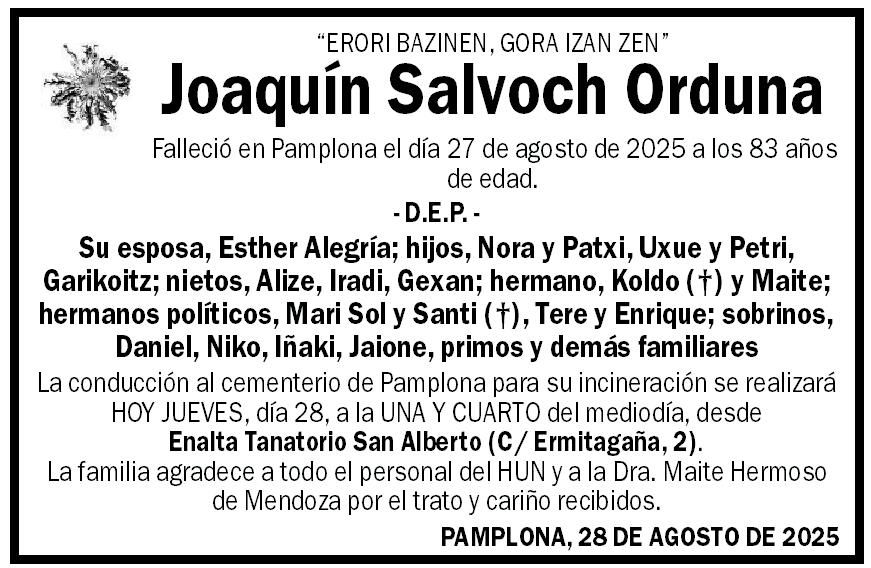 Joaquín Salvoch Orduna