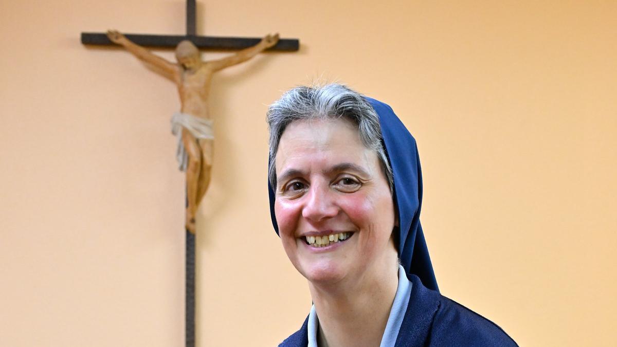 Sor Alize en el colegio de Begoña, donde combina su vida religiosa con la enseñanza.