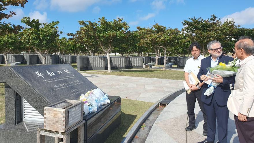 Japón recuerda a los seis vascos de Okinawa