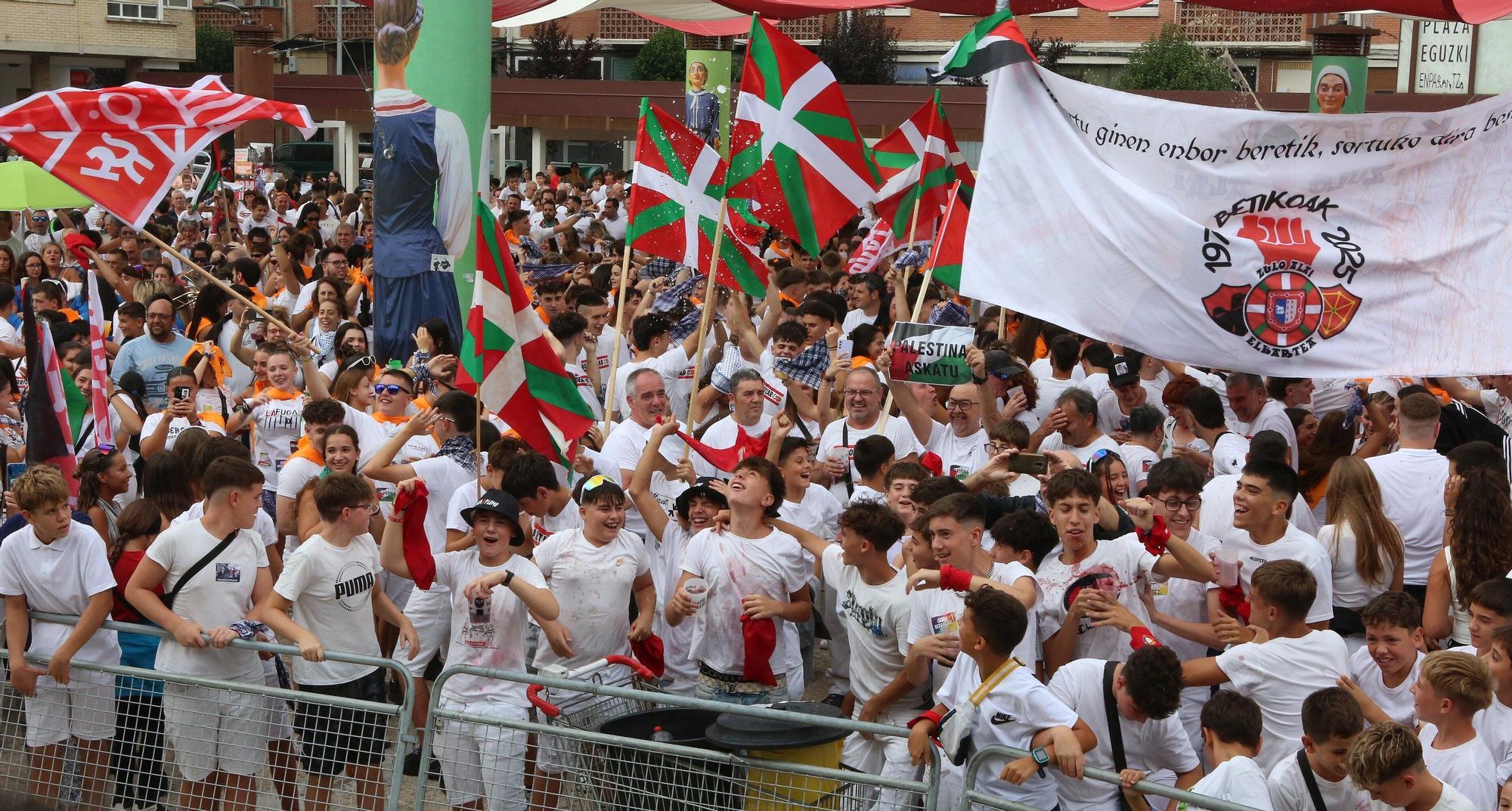 Fotos del chupinazo de Berriozar