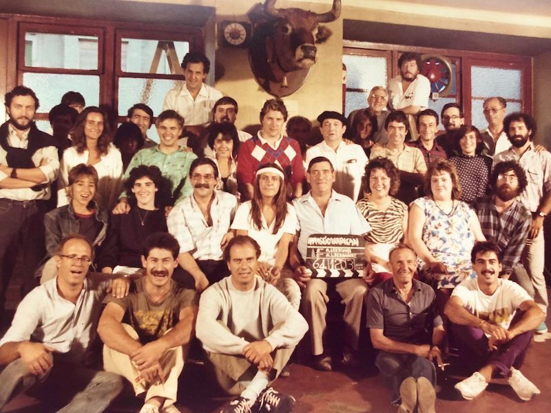 El equipo de 'Hamaseigarrenean, aidanez', en el Isabel.