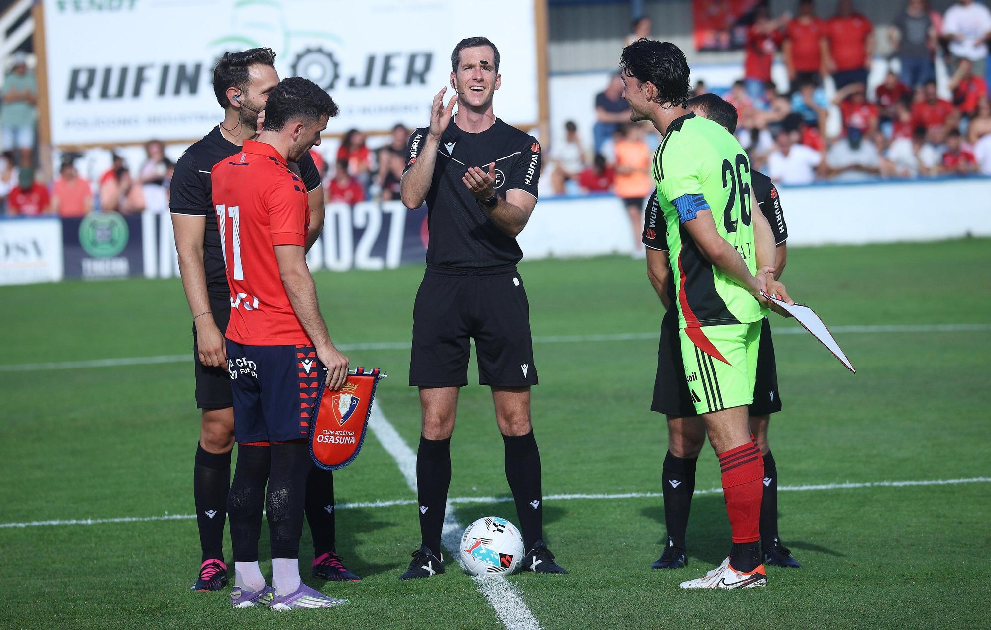 Osasuna logra en Tafalla su primer triunfo de pretemporada