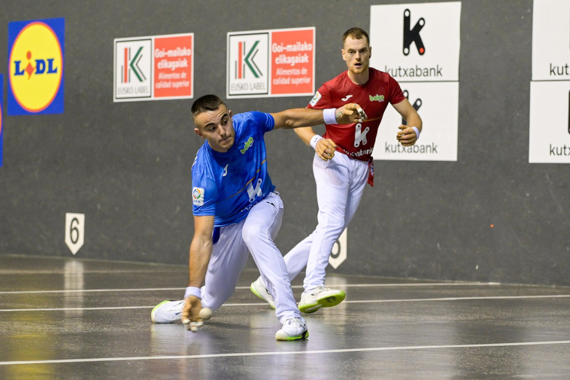 Larrazabal-Mariezkurrena II superan a Laso-Albisu en la tercera jornada del Campeonato de Parejas.