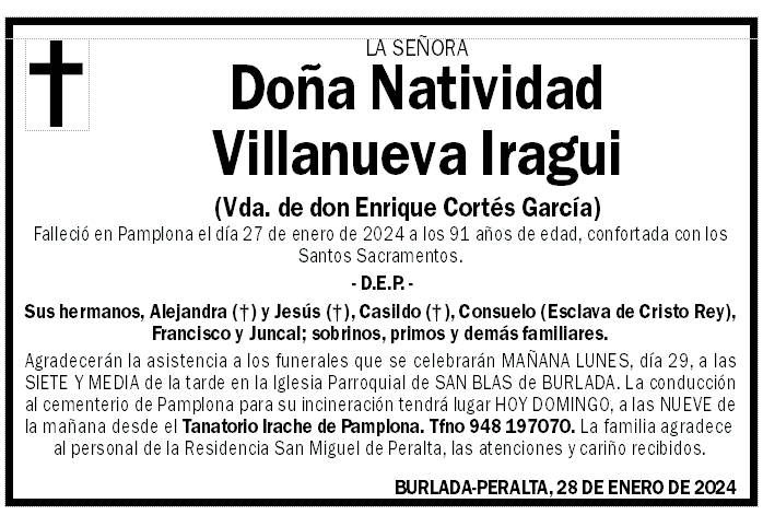 Natividad Villanueva Iragui