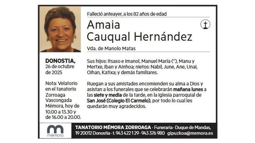 AMAIA CAUQUAL HERNANDEZ