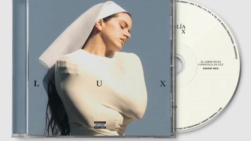 Carátula y CD de &#039;LUX&#039;, el nuevo disco de Rosalía.
