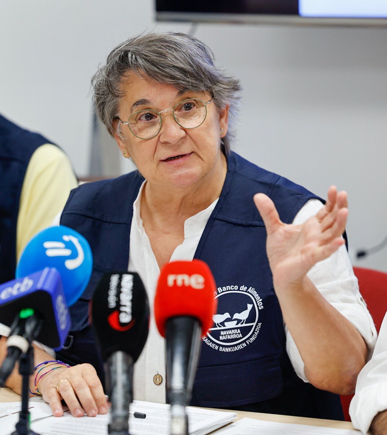 Marisol Villar, presidenta del Banco de Alimentos.