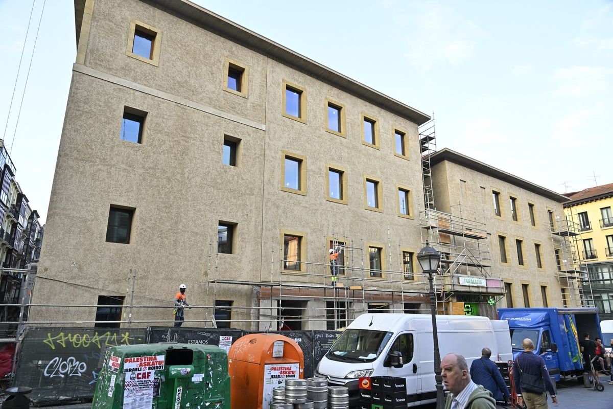 El Museo Vasco de Bilbao estrena fachada