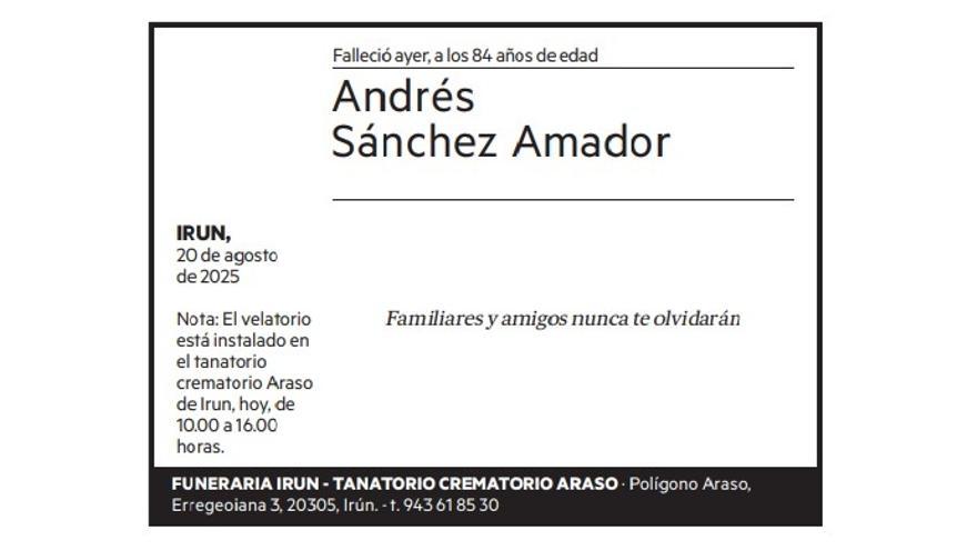Andrés Sánchez Amador