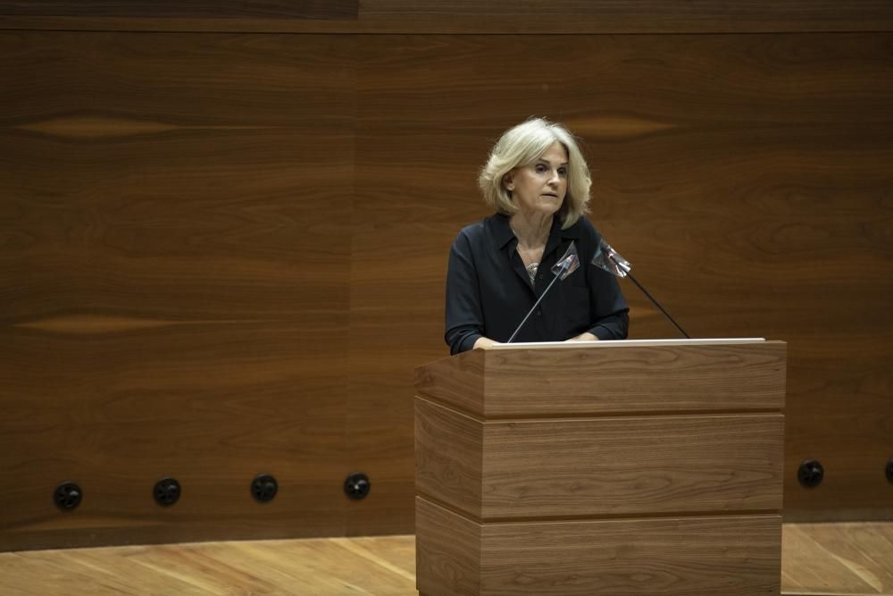 Imágenes del pleno del Parlamento de Navarra este jueves