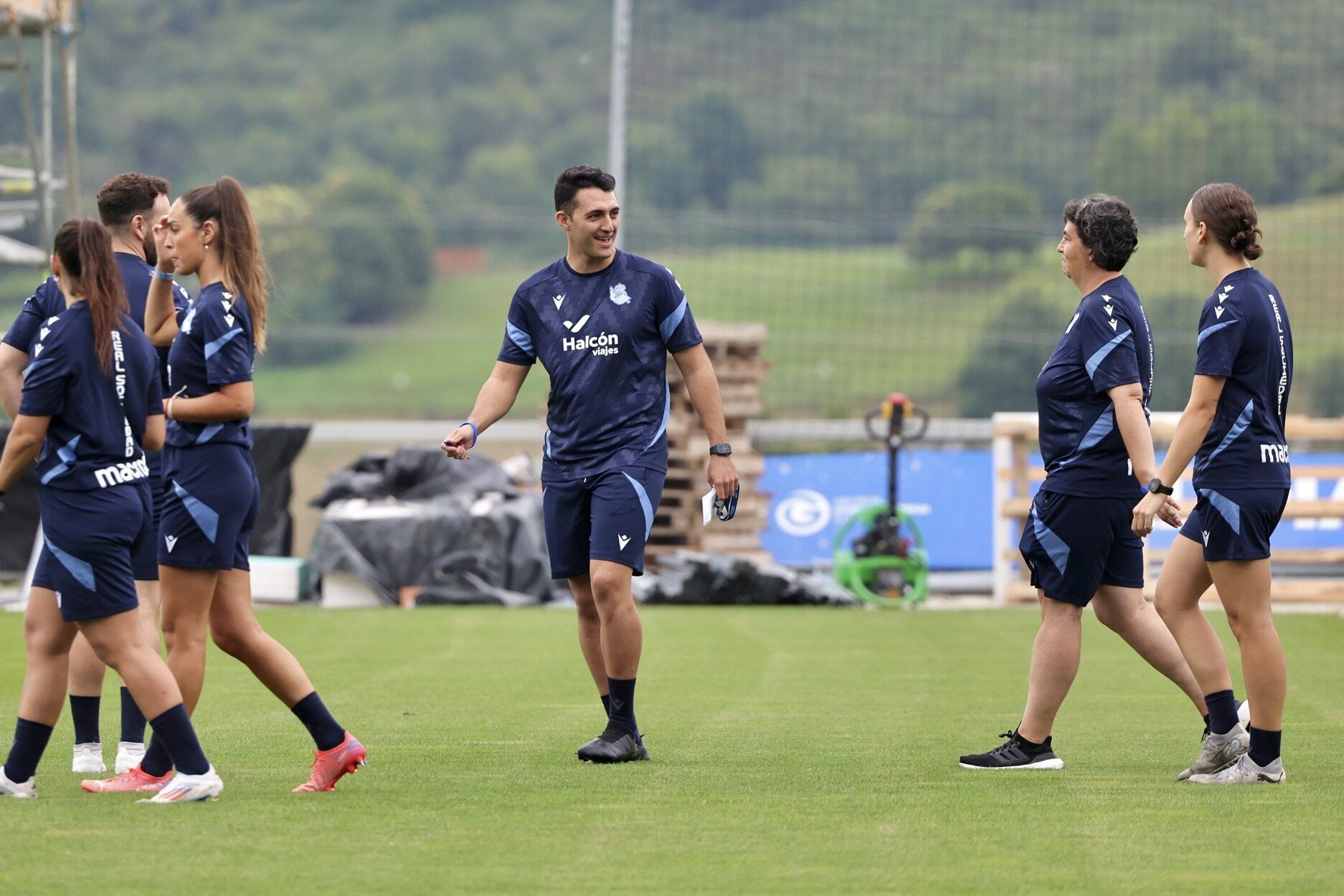 Primer entrenamiento de la Real femenino