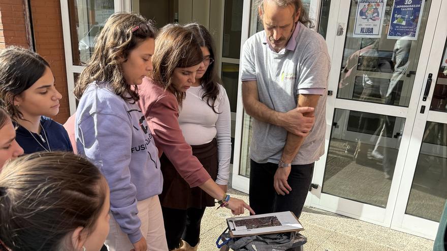 Escolares de Barakaldo miden la calidad  del aire