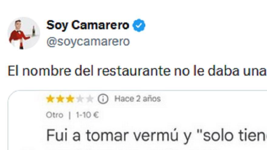 La absurdísima queja que un cliente ha puesto sobre un restaurante mexicano