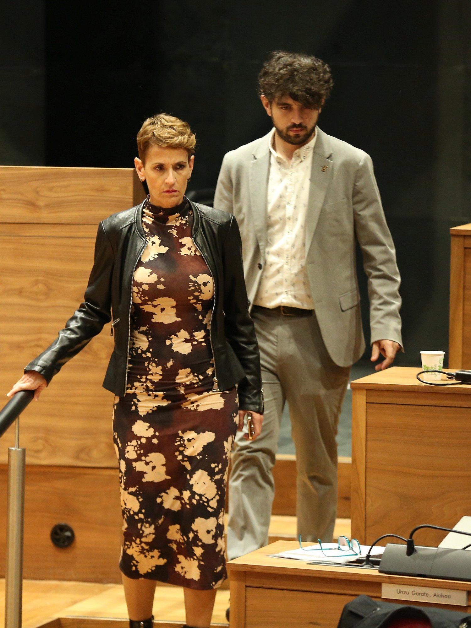 Fotos del pleno del Parlamento de Navarra de este 6 de noviembre