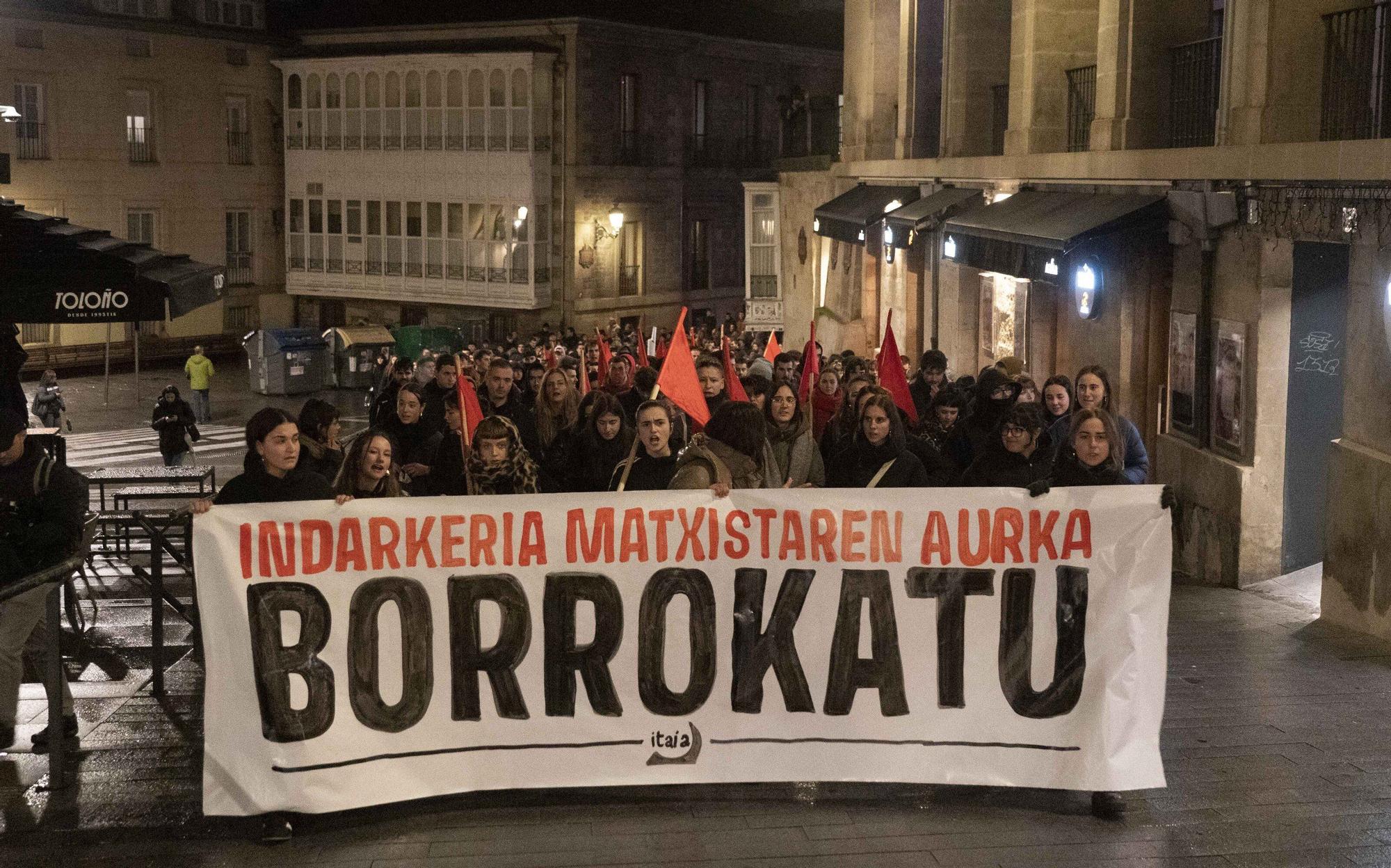 En imágenes: Manifestación de Itaia en el 25N