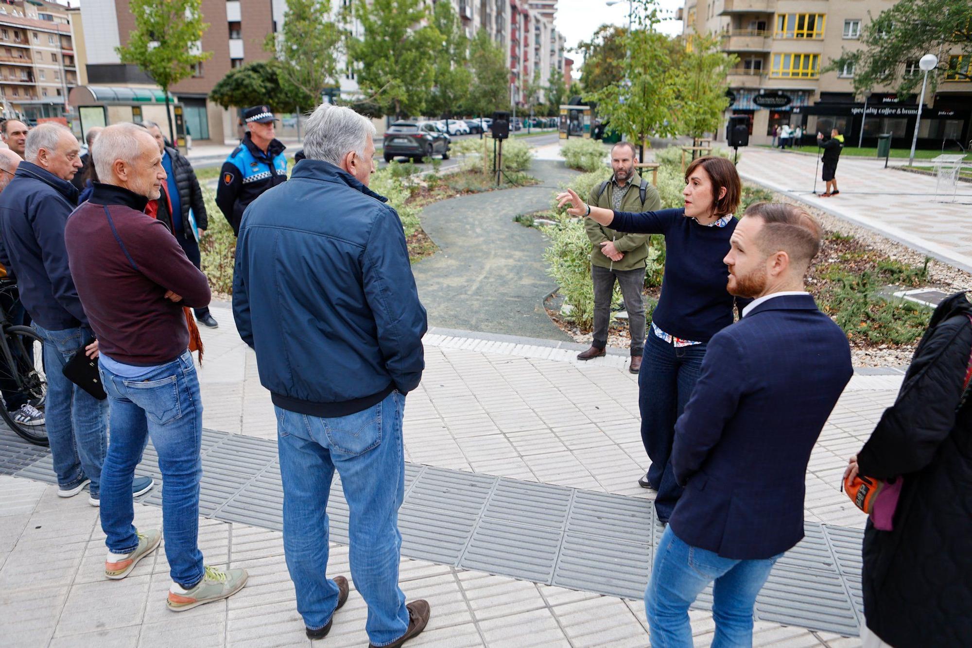 Inauguración del corredor sostenible de Pío XII