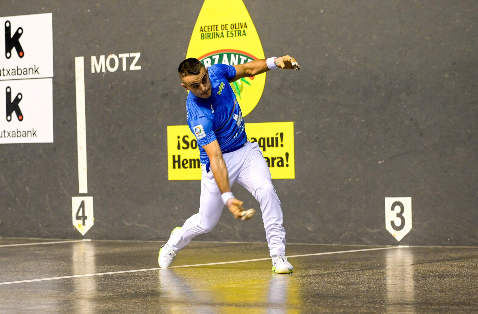 Larrazabal-Mariezkurrena II superan a Laso-Albisu en la tercera jornada del Campeonato de Parejas.