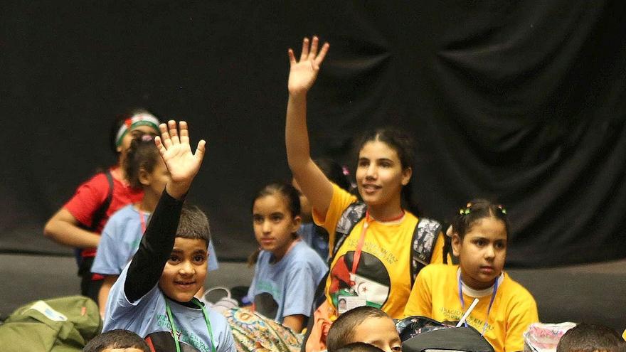 &#039;Vacaciones en Paz&#039;: recepción a los niños saharauis que llegan a Navarra para pasar el verano