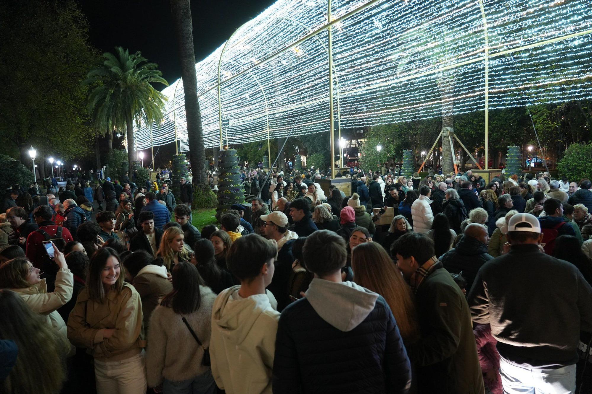 En imágenes: la Navidad ya luce en Bilbao