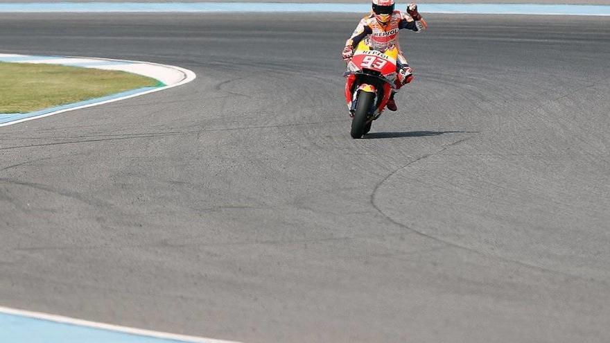 Marc Márquez hace una histórica pole en Tailandia.