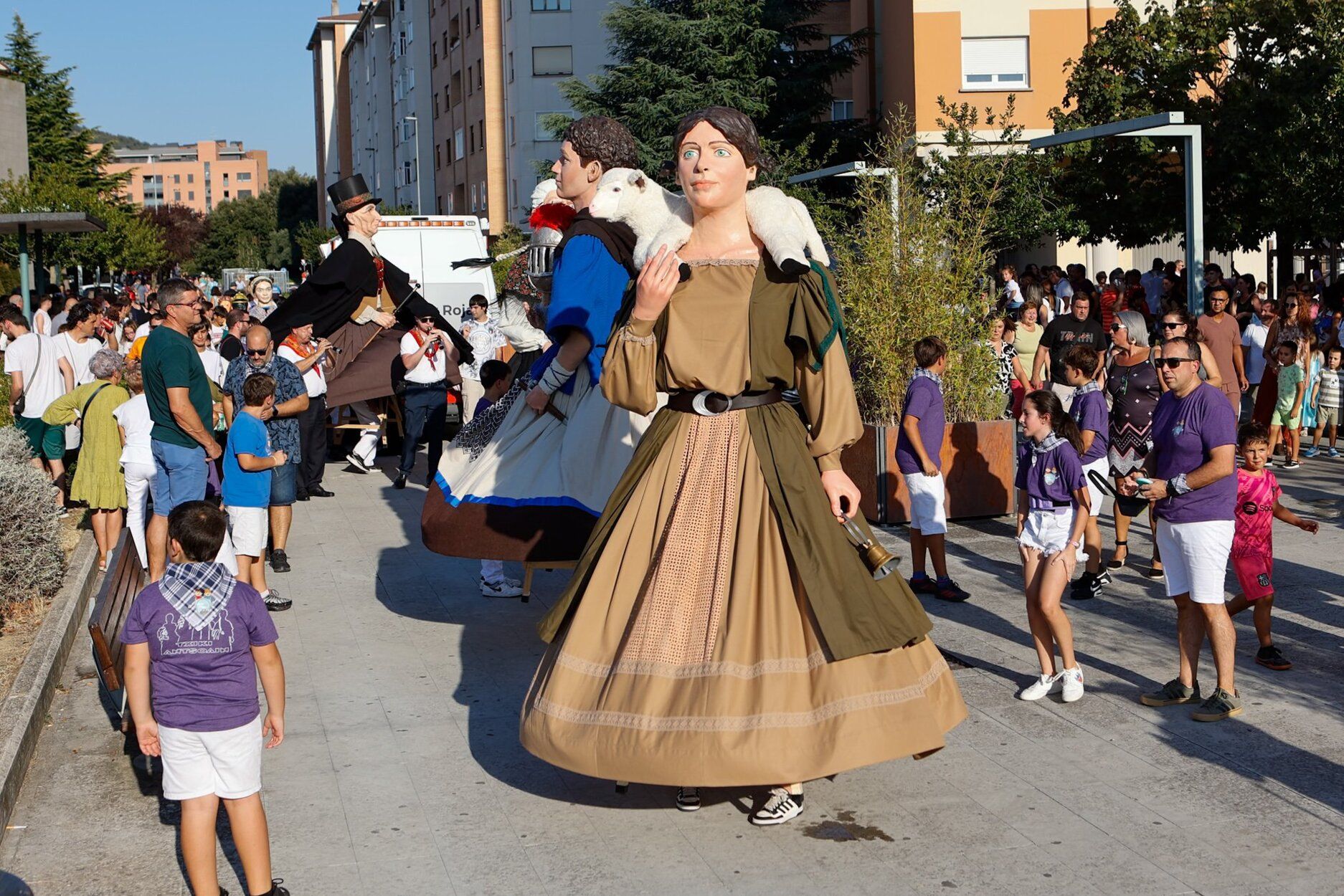 Fotos del chupinazo de fiestas de Ansoáin