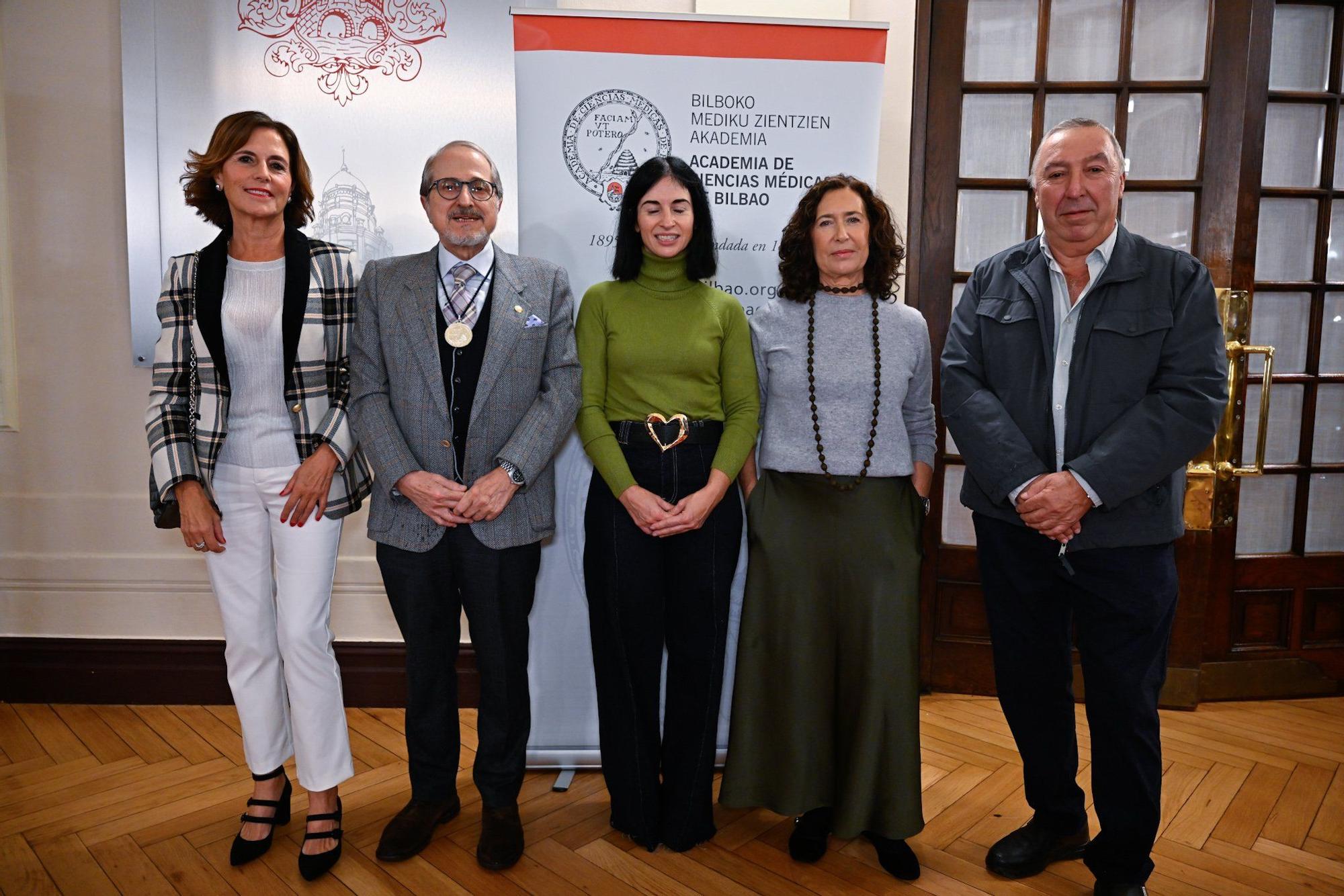 Marisa Arteagoitia, Ricardo Franco Vicario, Maite Larrinaga, María Rosa Valls y Manuel Sánchez Moronta.