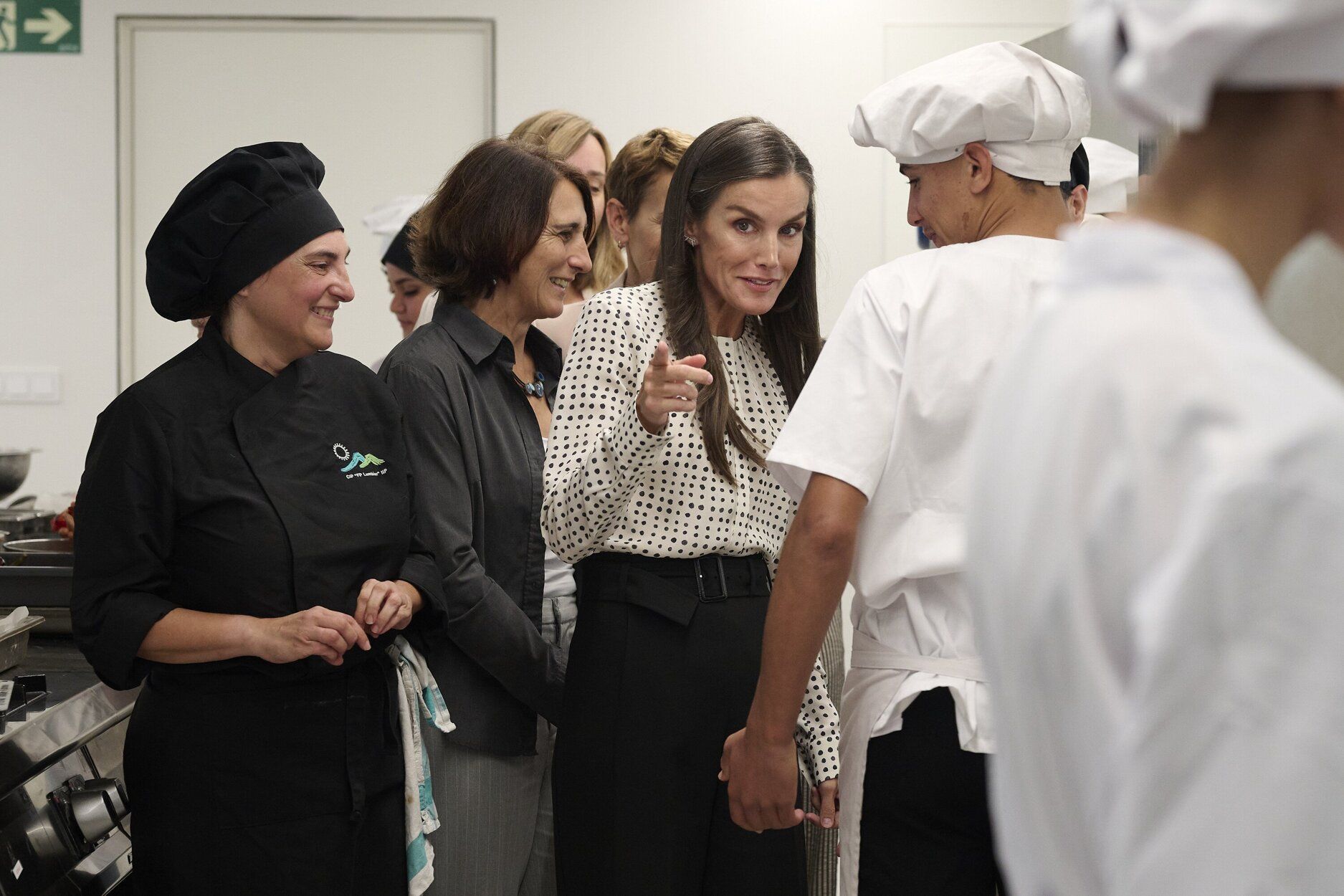 Fotos de la visita de la reina Letizia al CIP FP Lumbier IIP