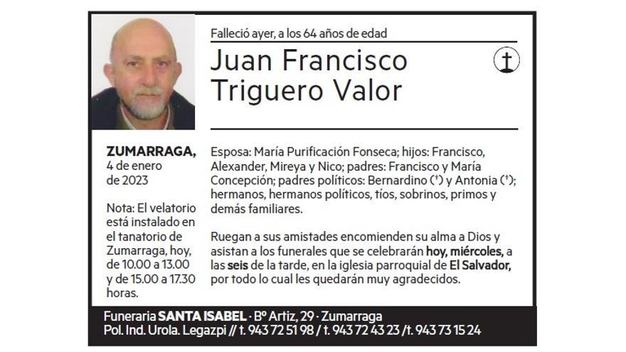 Juan Francisco Triguero Valor