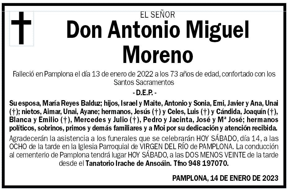 Antonio Miguel Moreno