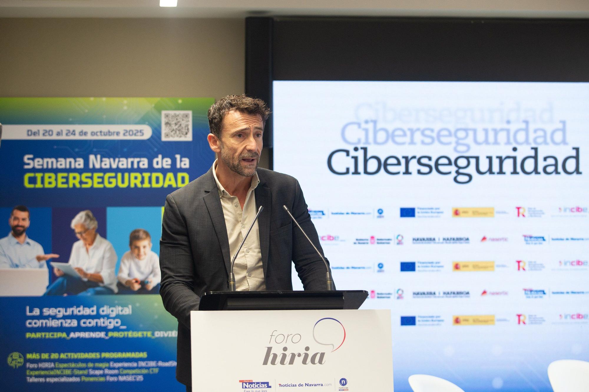 Fotos del Foro Hiria sobre ciberseguridad