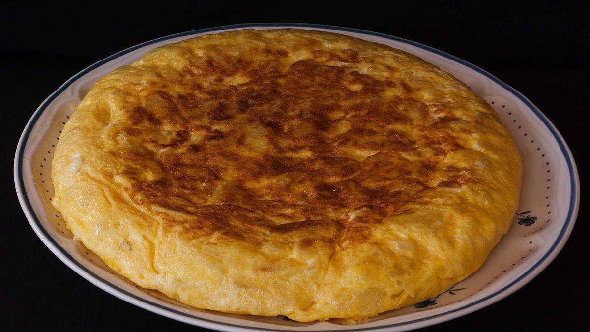 Imagen de archivo de una tortilla de patata