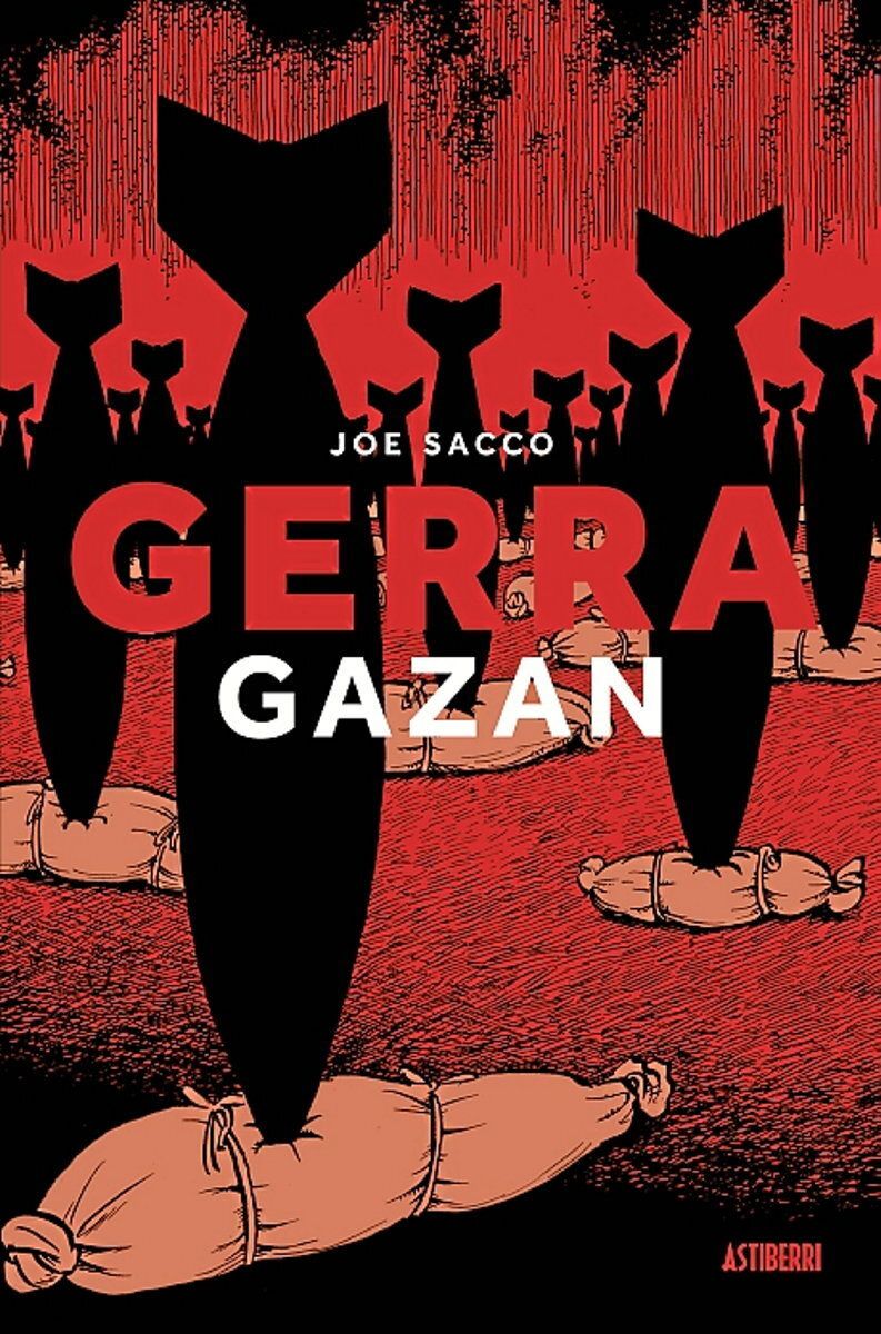 Portada del cómic 'Gerra Gazan', obra de Joe Sacco traducida al euskera por Julen Gabiria Lara.