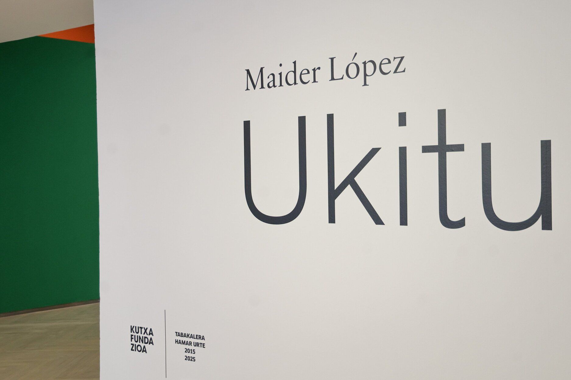 La apuesta 'Ukitu' de Maider López llega a la sala Kubo y a Tabakalera