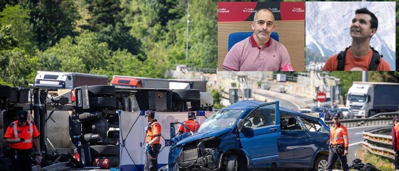 El grave accidente de tráfico en Elgoibar en el que han muerto cinco policías forales