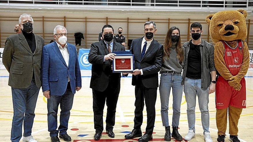 Un momento del homenaje a Samanes. Foto: Unai Beroiz