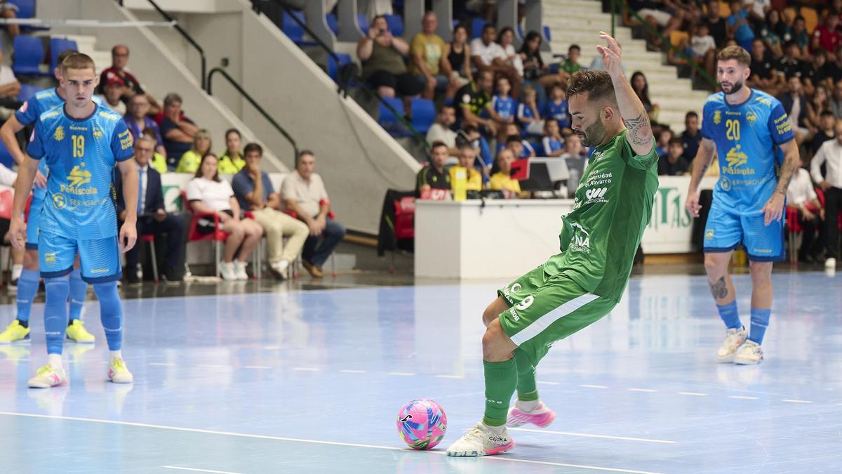 Saldise, la semana pasada, en la primera jornada.