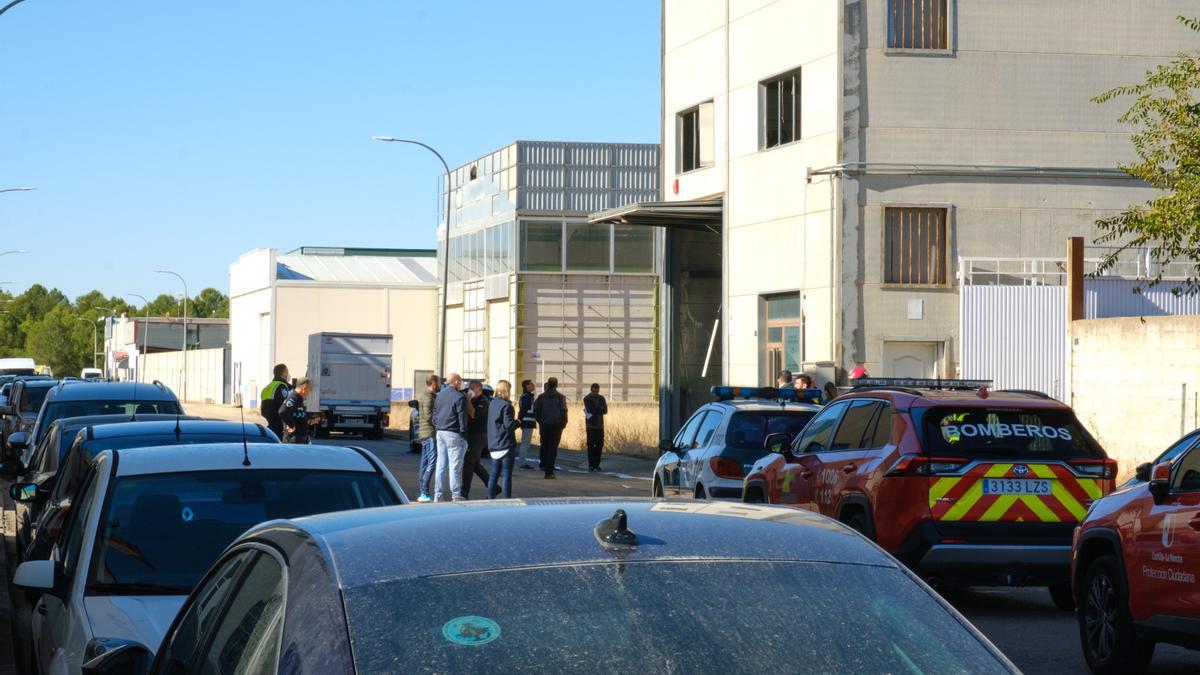 Lugar de la explosión en Socuéllamos, Cuidad Real.