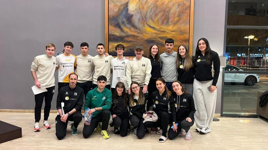 Tres medallas para el Grupompleo sub-23