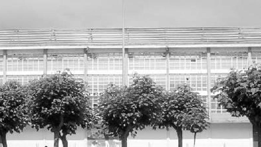 La infraestructura deportiva todavía preside la plaza Euskadi, pero el espacio que ocupa quedará vacío en pocos días.