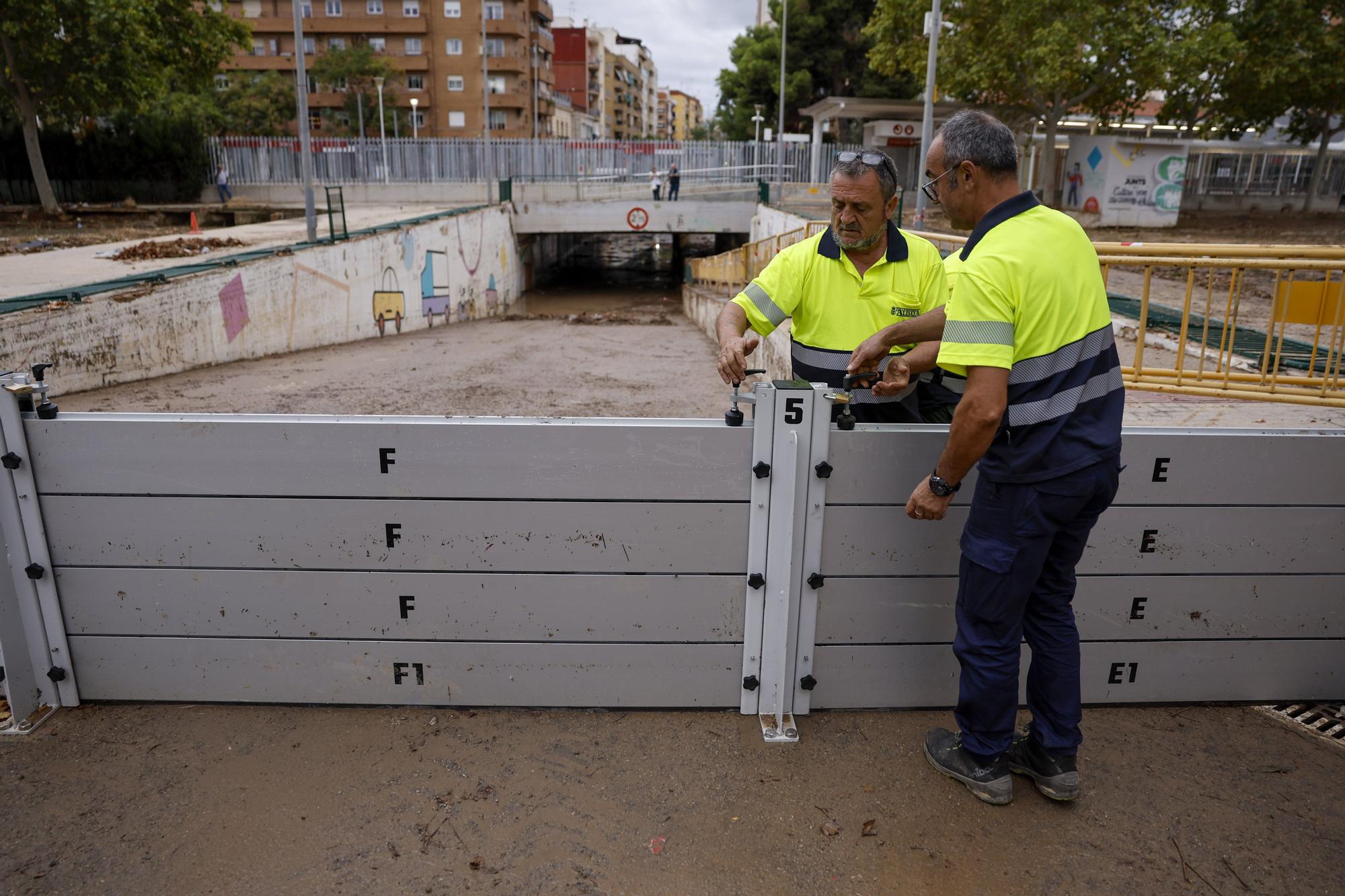 En imágenes: Valencia amanece en alerta roja por lluvias torrenciales
