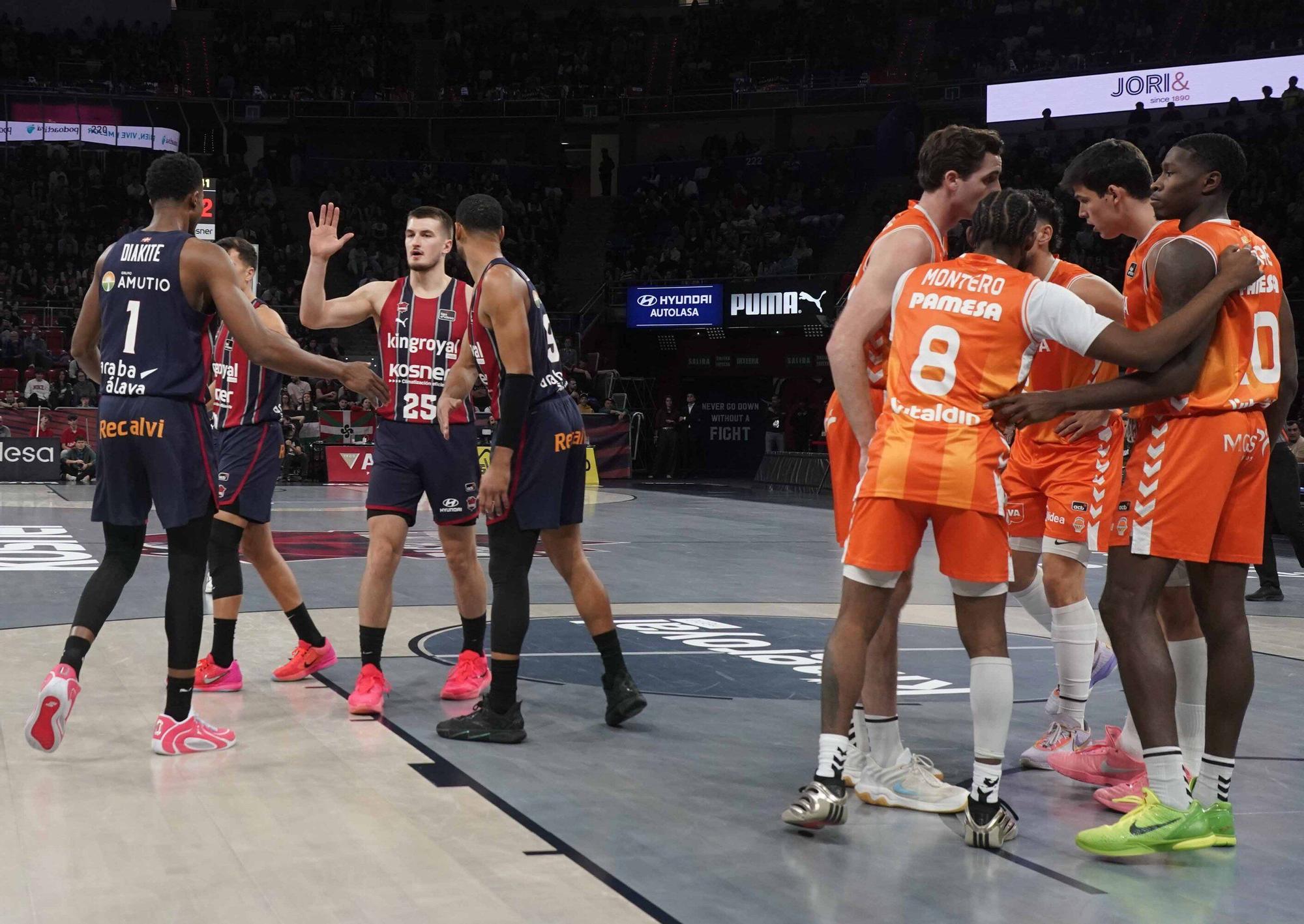 En imágenes: Derrota del Baskonia ante el Valencia Basket