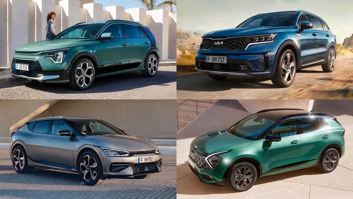 Montaje con los siguientes modelos de KIA: EV6, Sorento, Sportage y Niro.