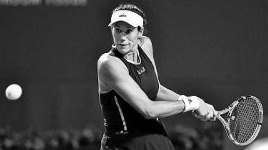 Garbiñe Muguruza se despide de Toronto