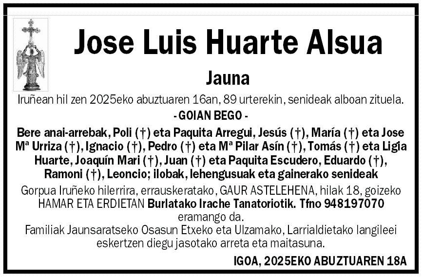 Jose Luis Huarte Alsua