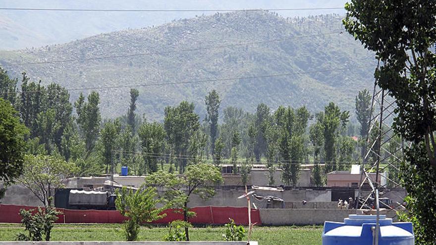 Fotografía de la casa donde presuntamente las fuerzas estadounidenses mataron al líder de la red terrorista Al Qaeda, Osama Bin Laden, en la localidad de Abbotabad, cerca de Islamabad.